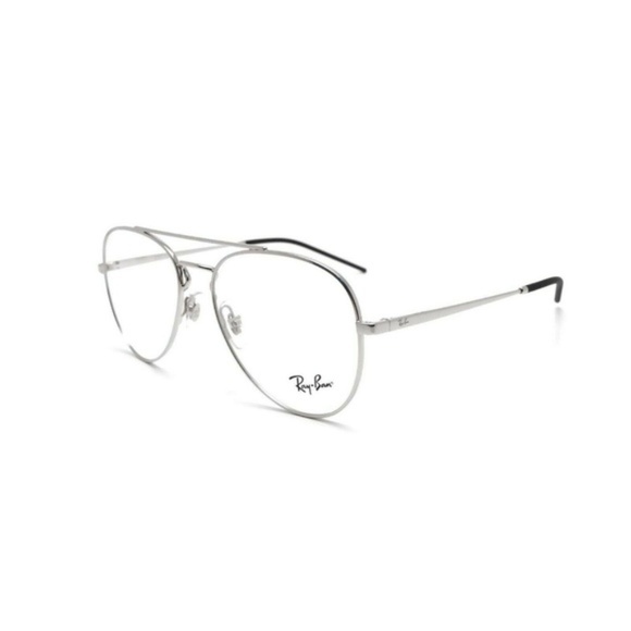 ray ban silver eyeglasses